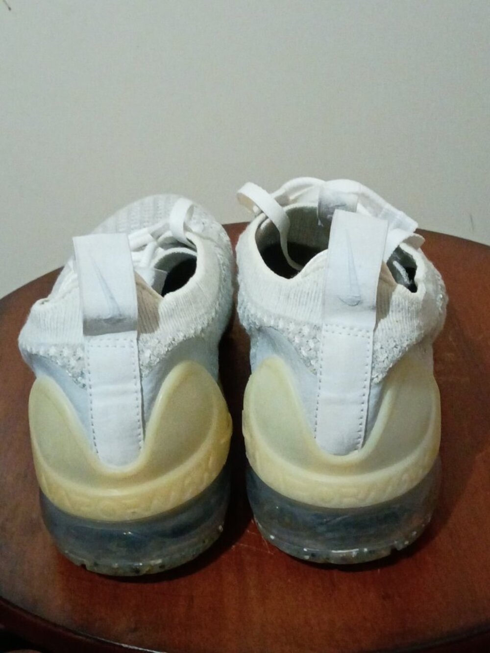 Nike Air Vapor Max 2021 Flyknit DC4112100 Shoes Wht Pure Platinum Womens Sz 8.5 - Picture 10 of 14